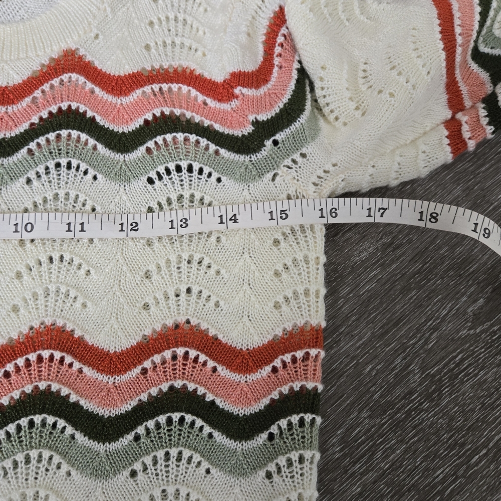 Vintage 90s Rosanna Knit Crewneck Sweater size small - Picture 9 of 12